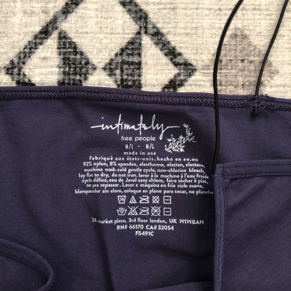 Free People Skinny Strap Brami M/L NWOT - Picture 6 of 6